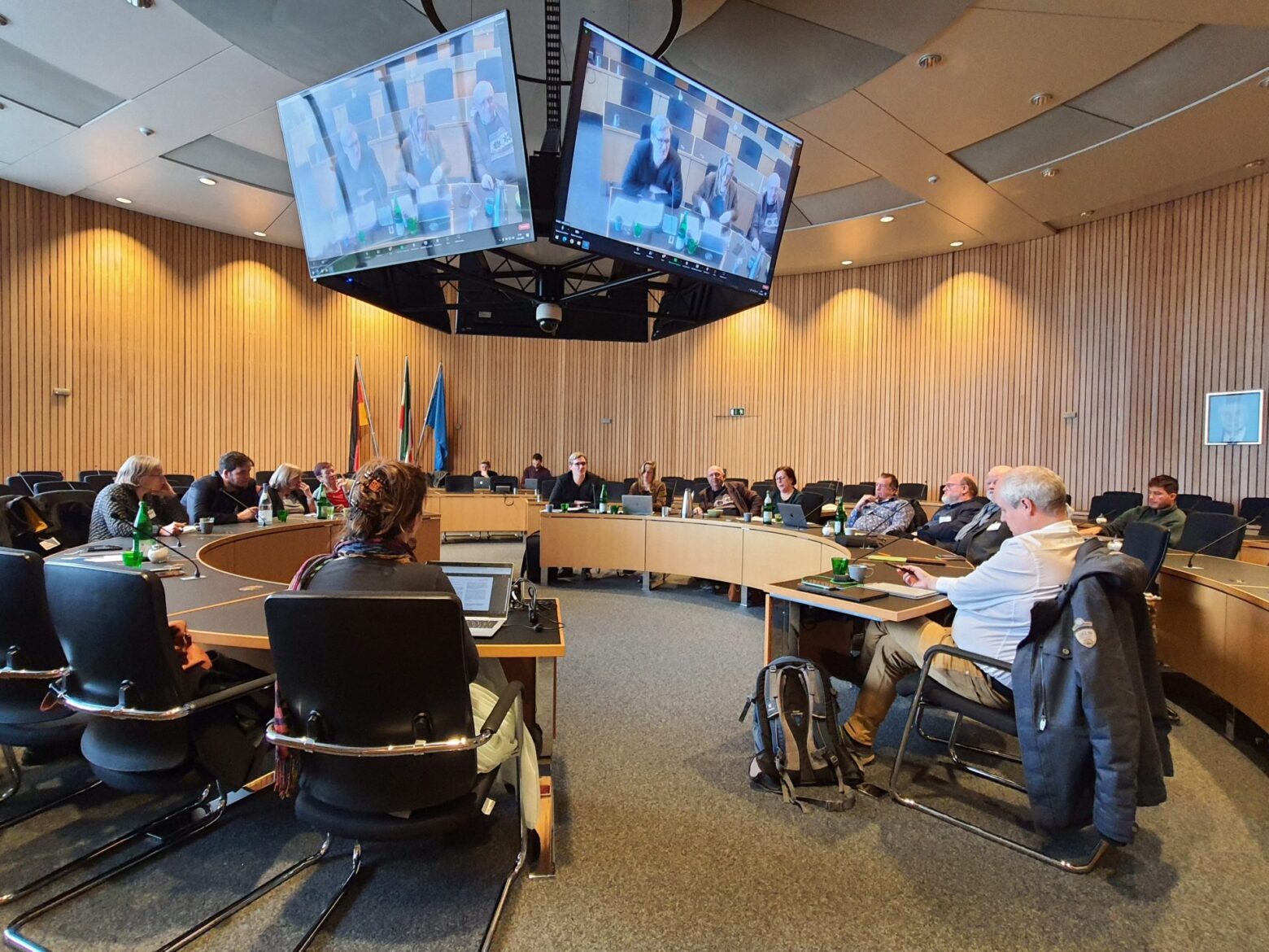 Kulturpolitisches Treffen im Landtag mit Frank Jablonski, MdL und Christina Osei, MdL