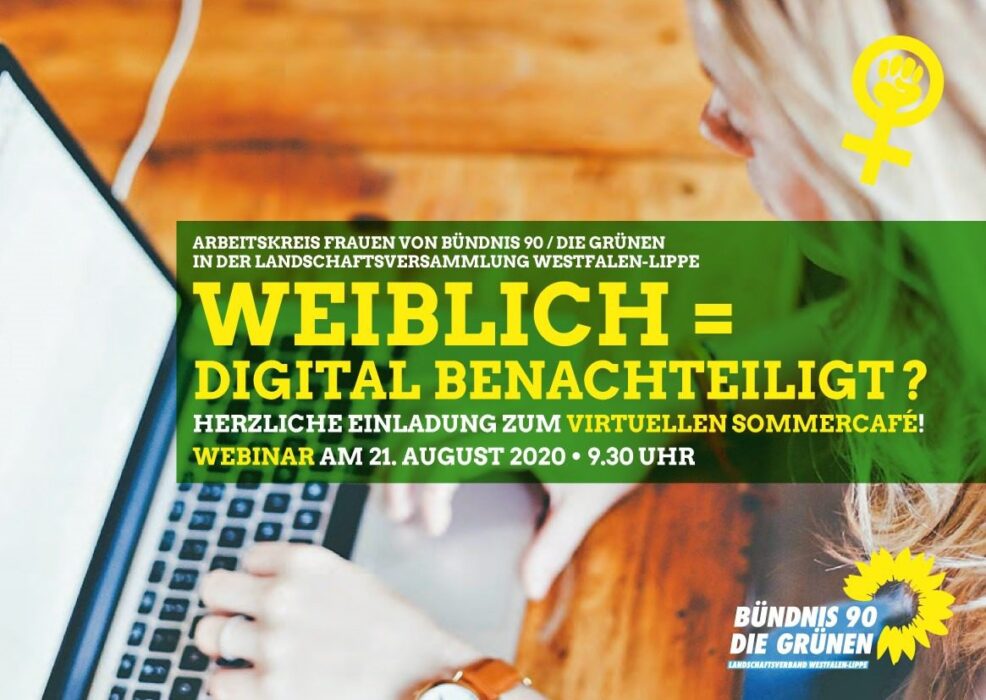 „Weiblich = digital benachteiligt?!?“ Virtuelles Sommercafé für Frauen