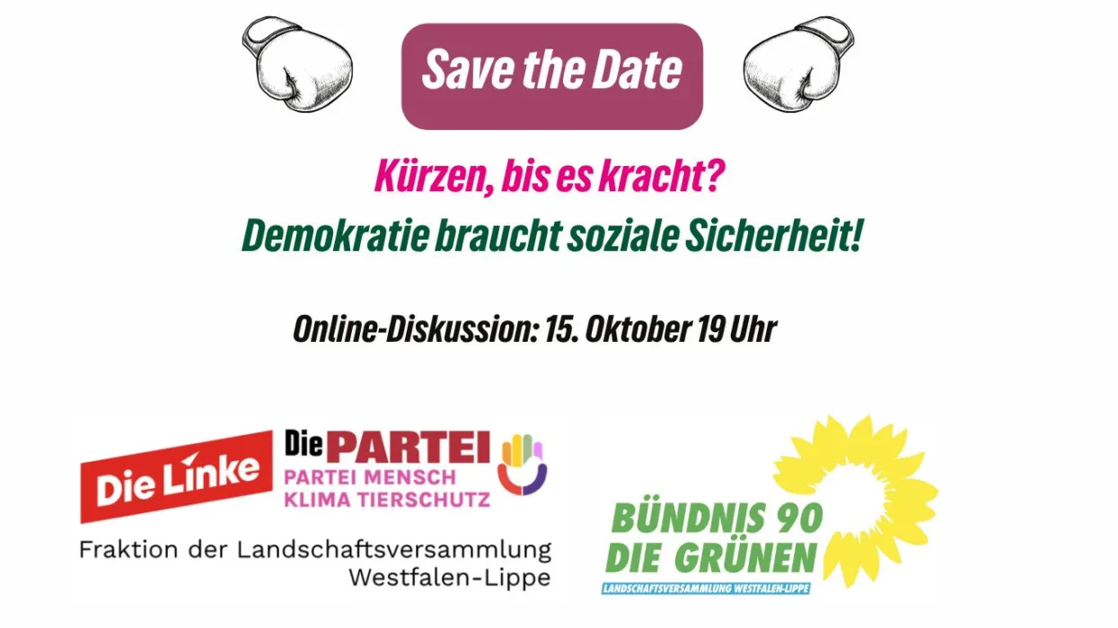 Online-Diskussion: Kürzen bis es kracht? Demokratie braucht soziale Sicherheit