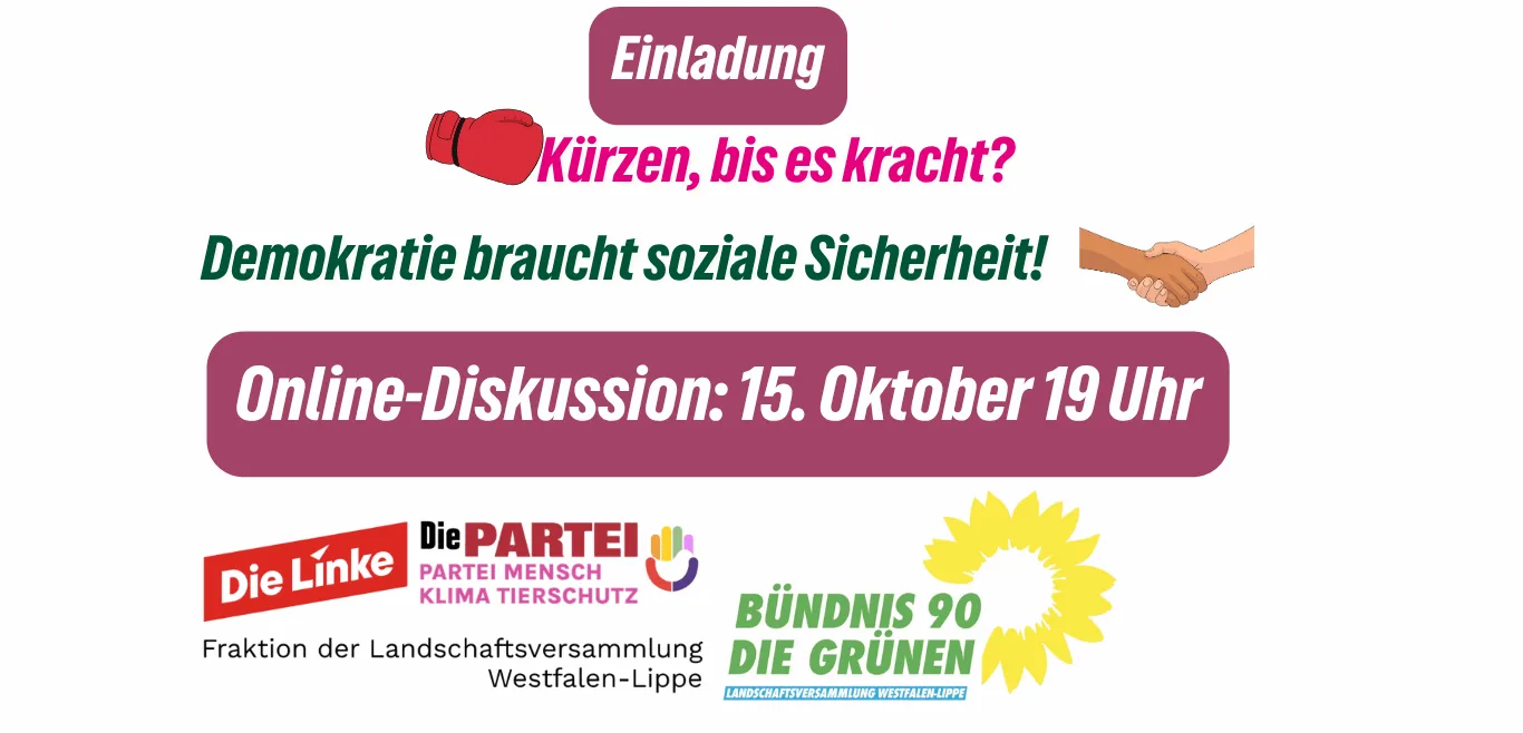 Einladung Diskussion gegen Sozialabbau am 15.10.